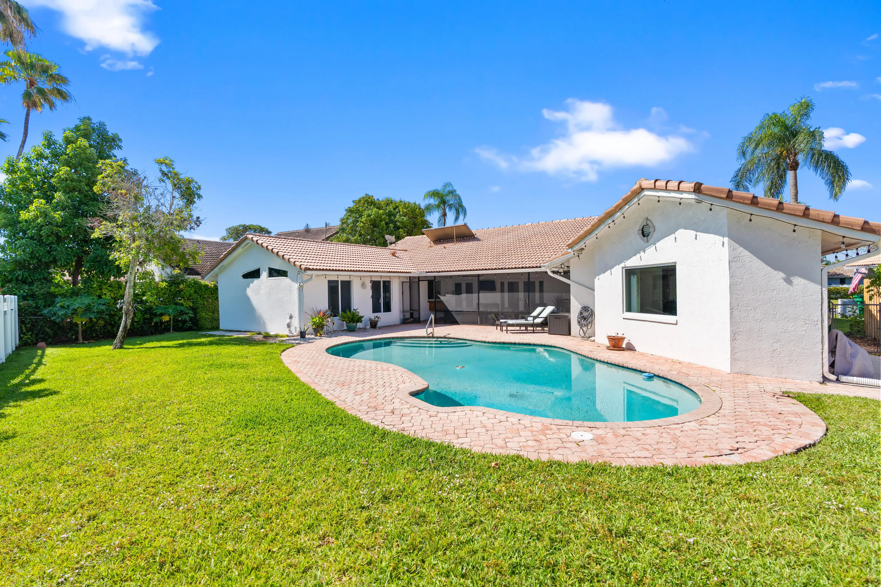 Over 10k sq ft lot. Enough space to add deck, pergola or start a garden