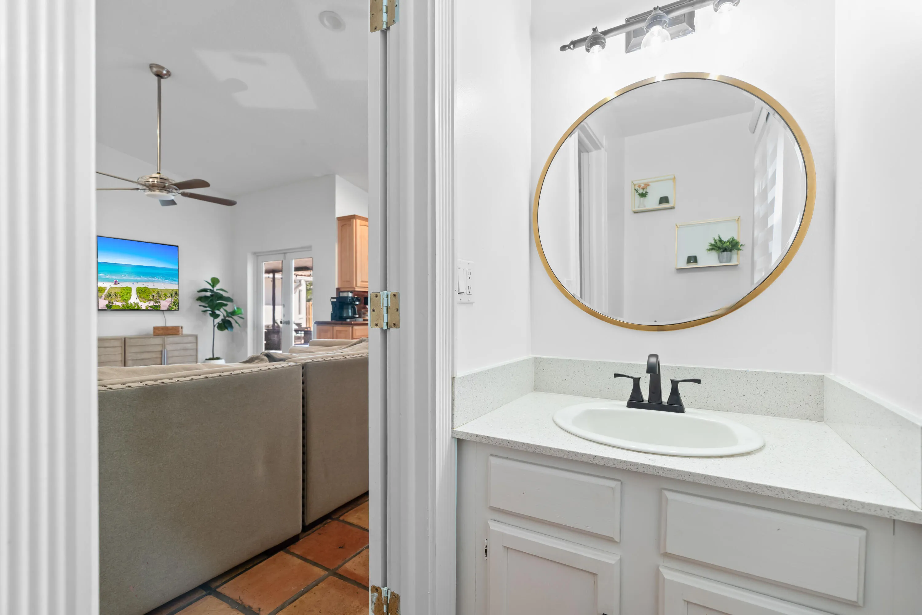 1/2 bath