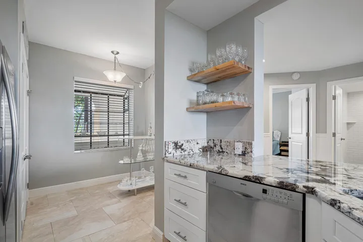 kitchen to bay windowa