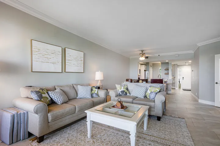 Living room back perspective