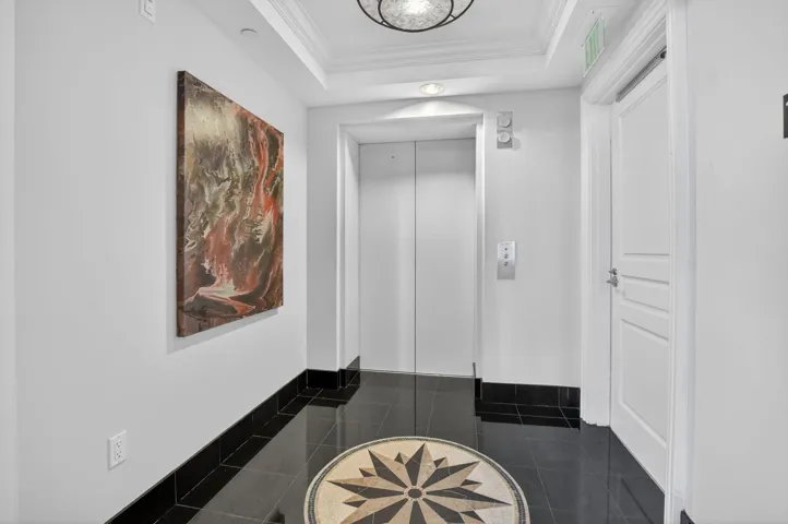 Enter Foyer from Private Elevator