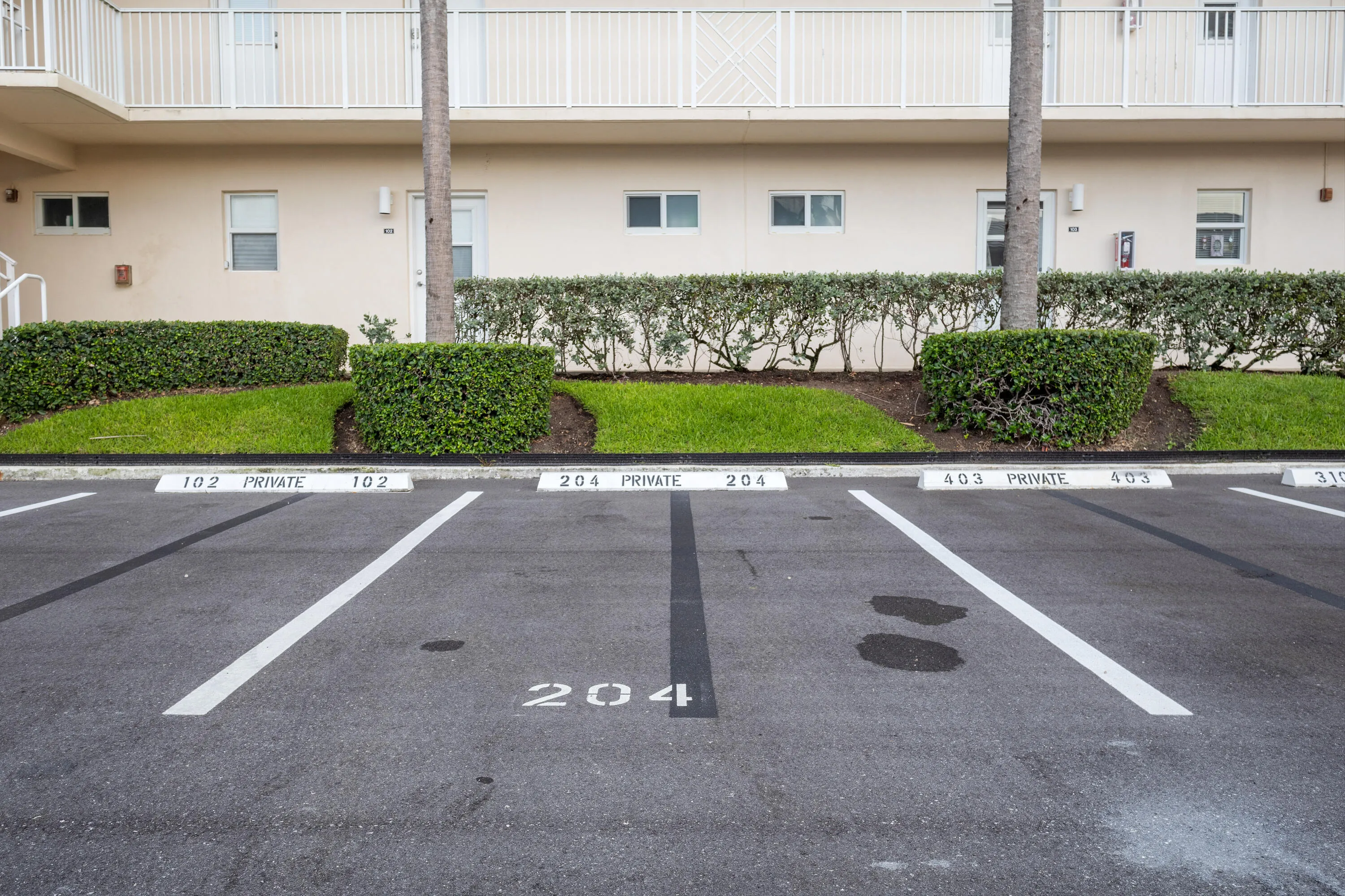 Unit 204 Parking