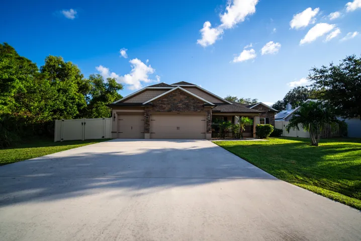 Pulling into driveway