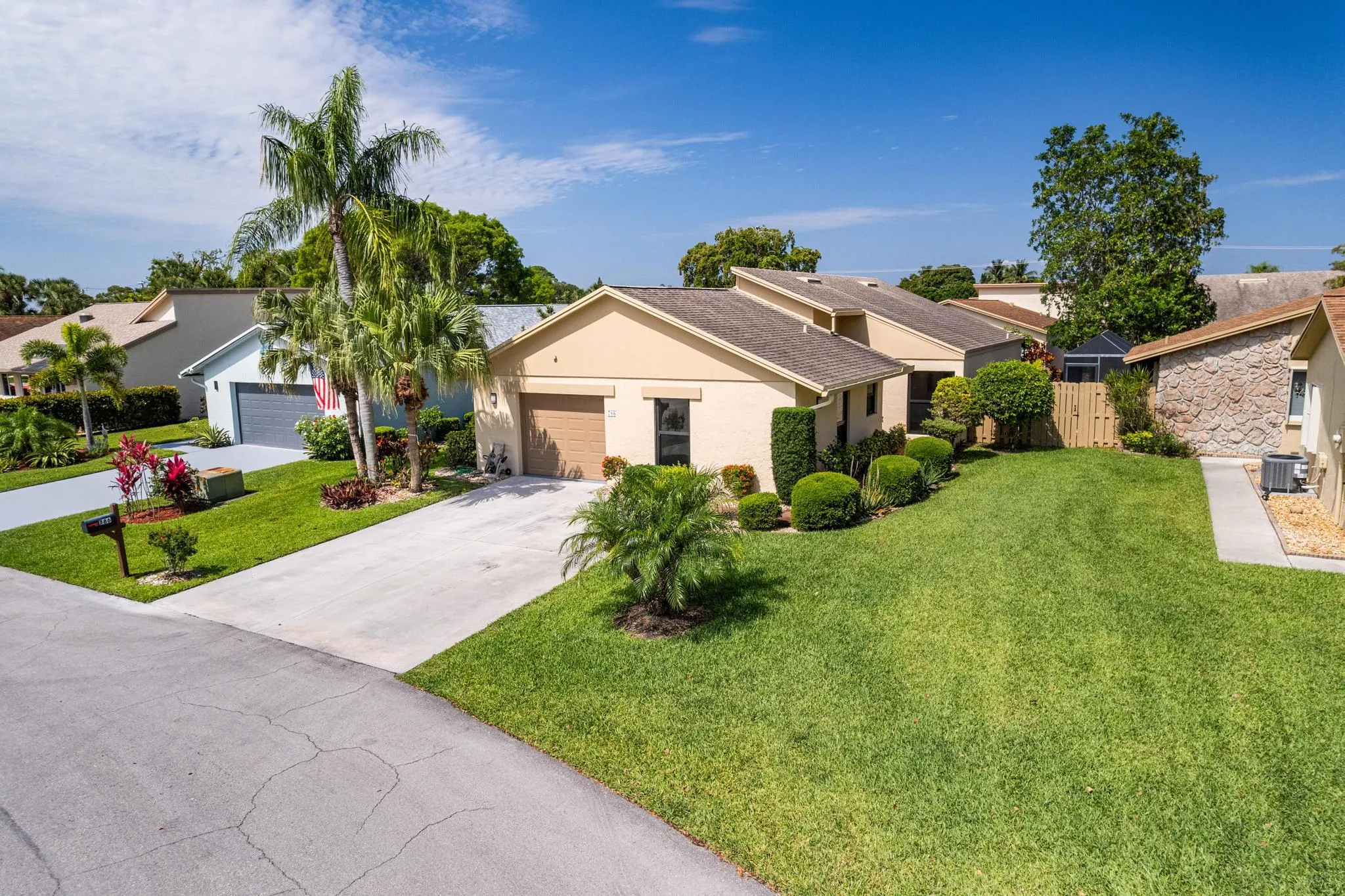 Home offers extended driveway!