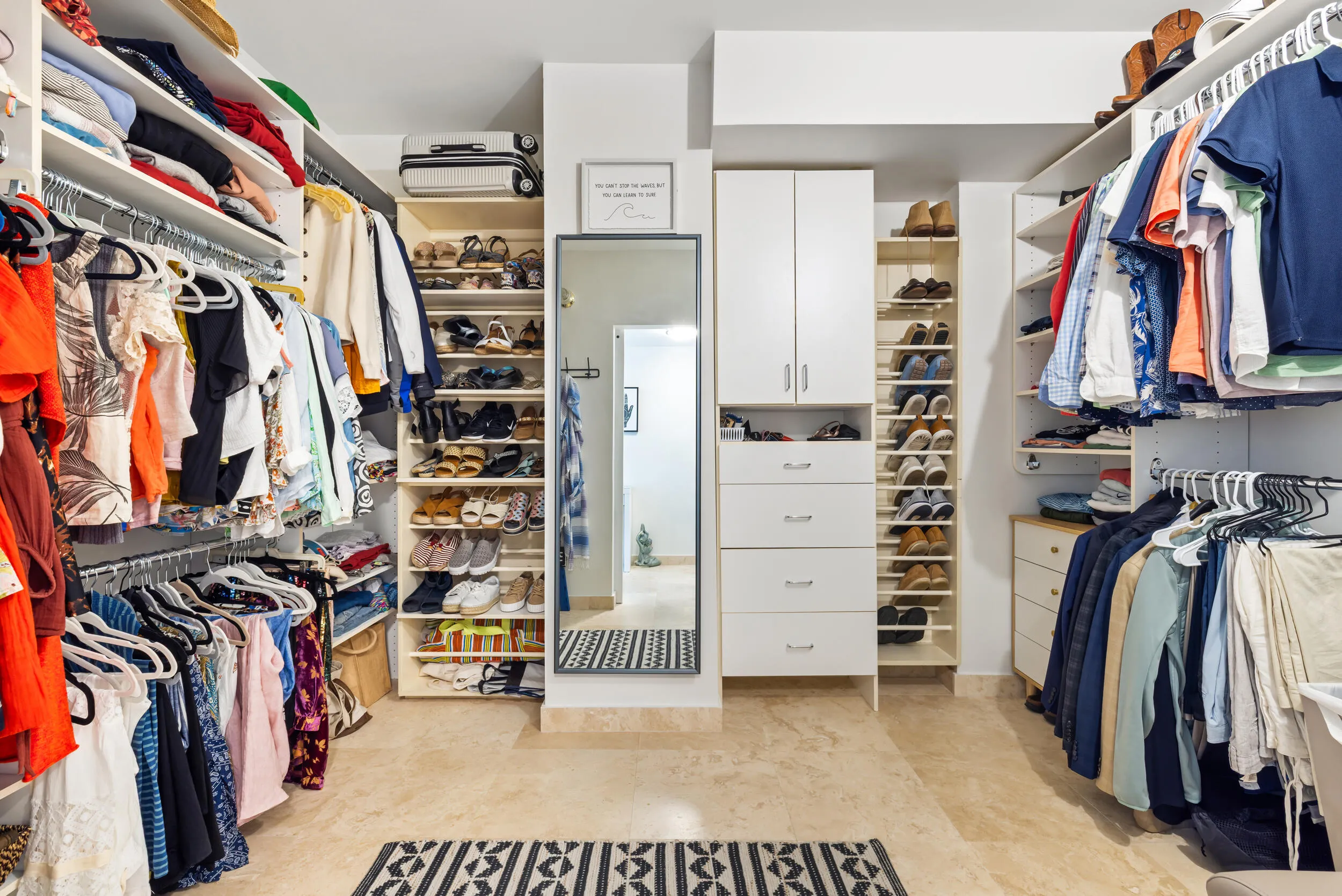 master walk-in closet