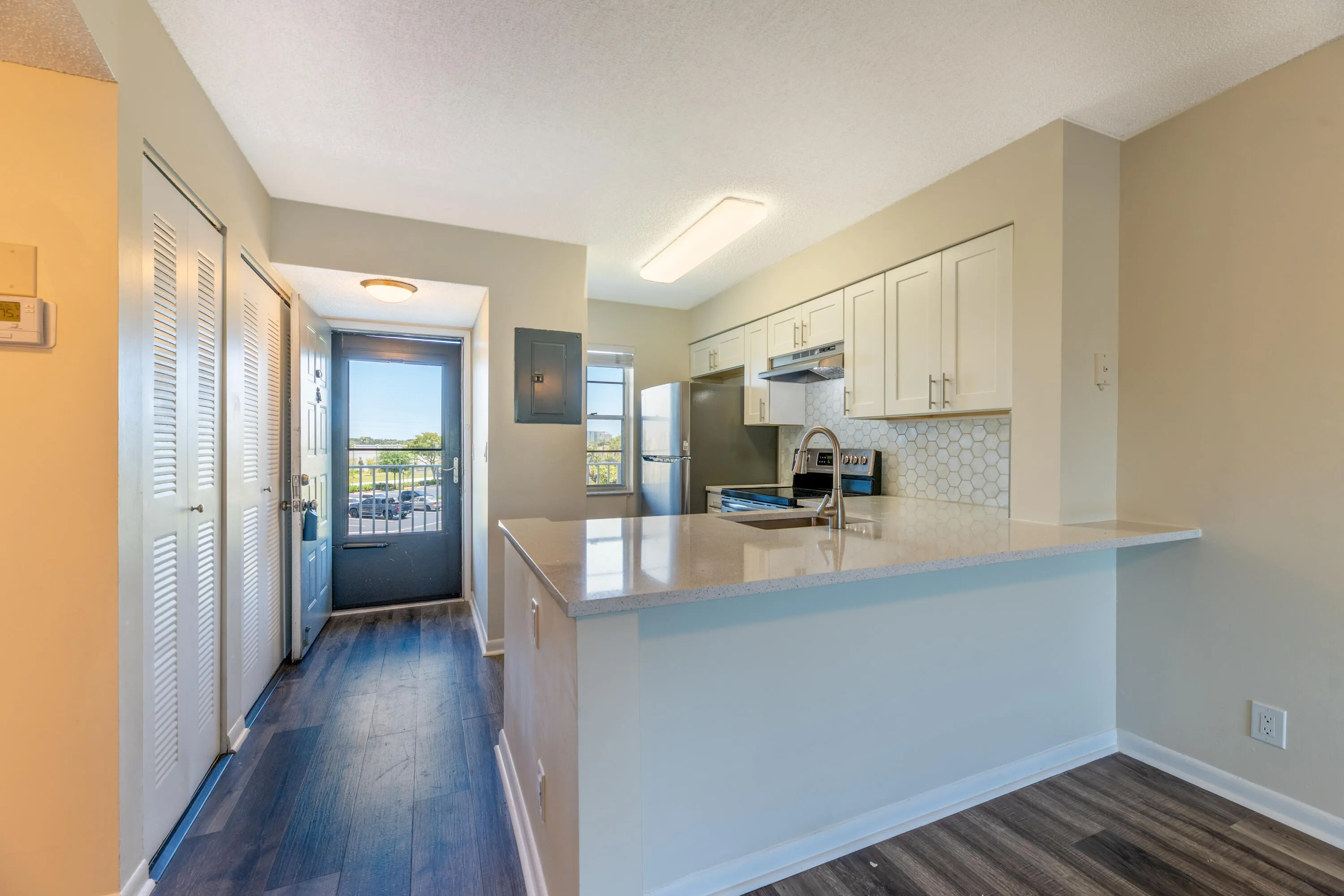 Looking into Kitchen from Dining Area