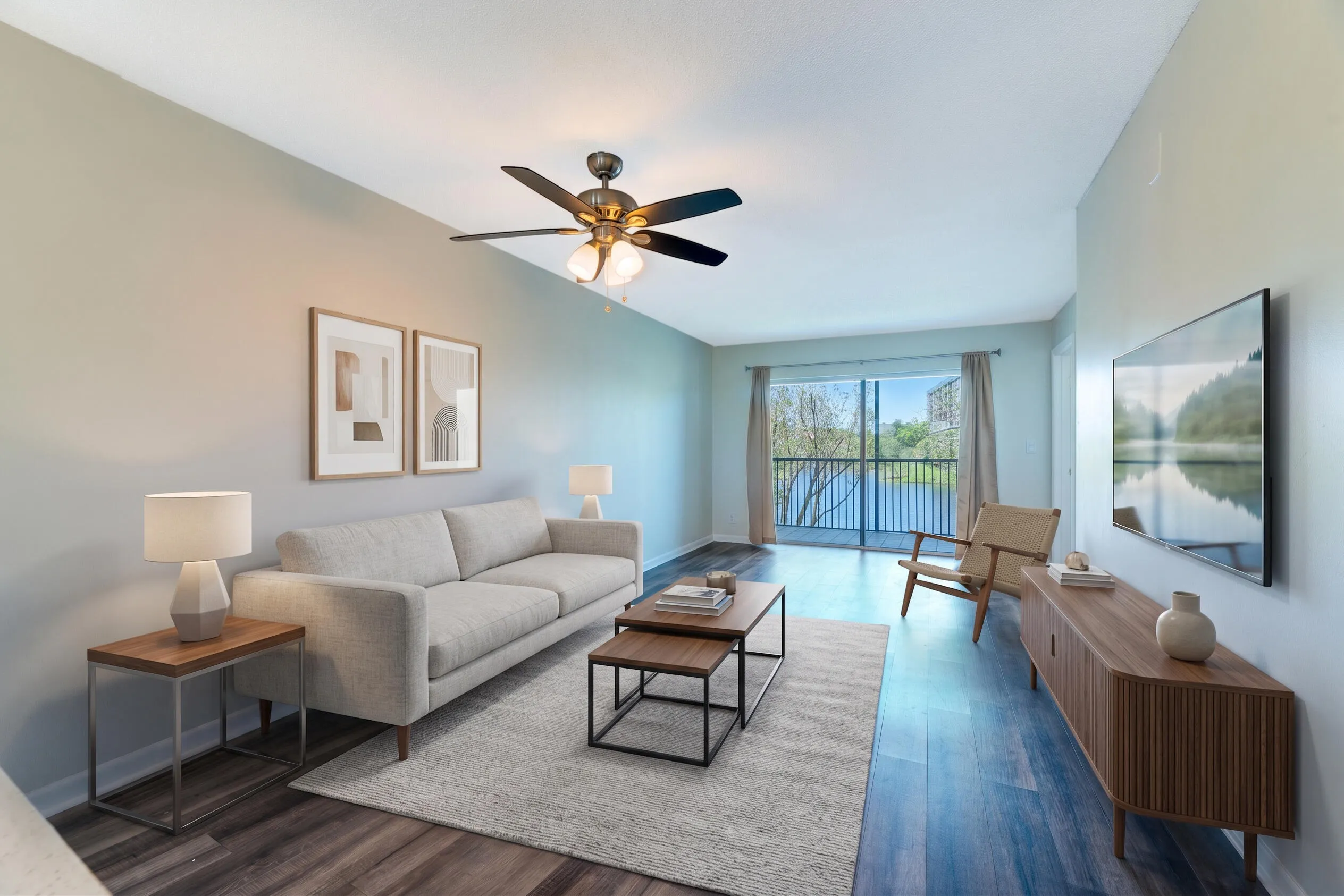 Staged Living Area