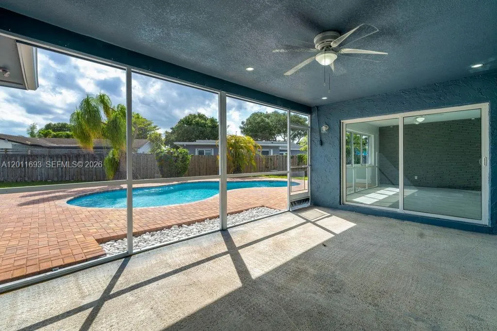 Screen Covered Patio