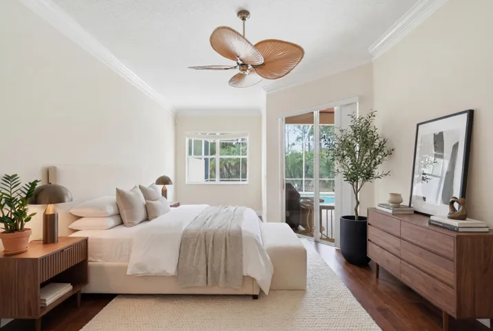 Virtually Staged Bedroom