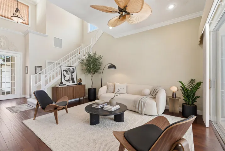 Virtually Staged Living Room