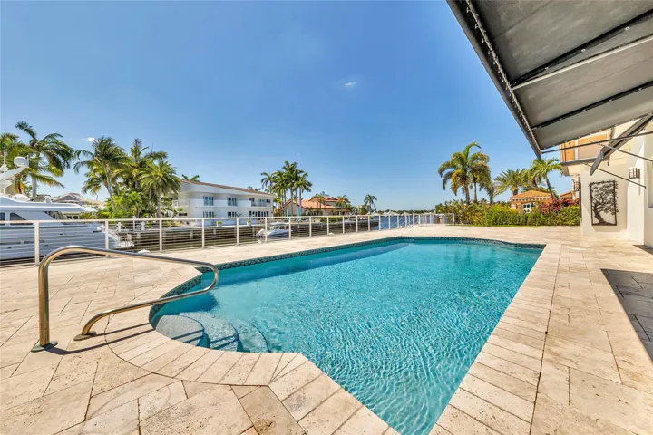 Large pool with newly installed electric pool heater & pump