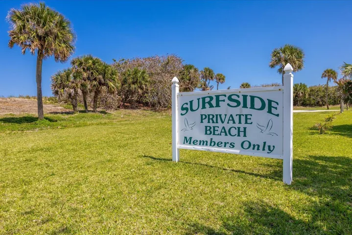 Private Beach Sign