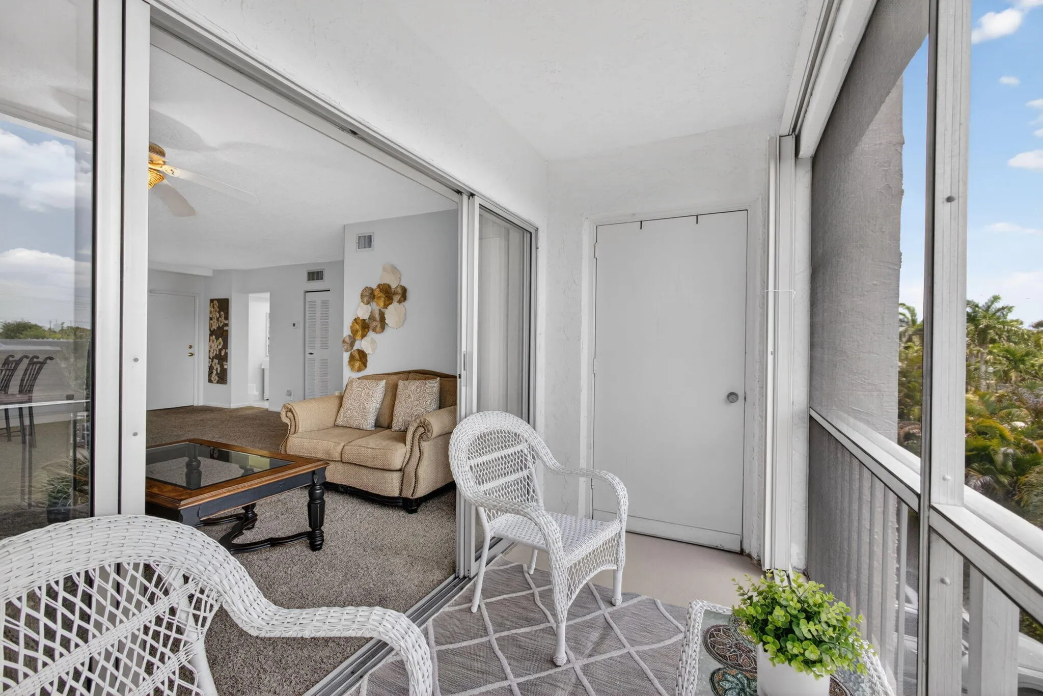Patio with Door to Guest Bedroom