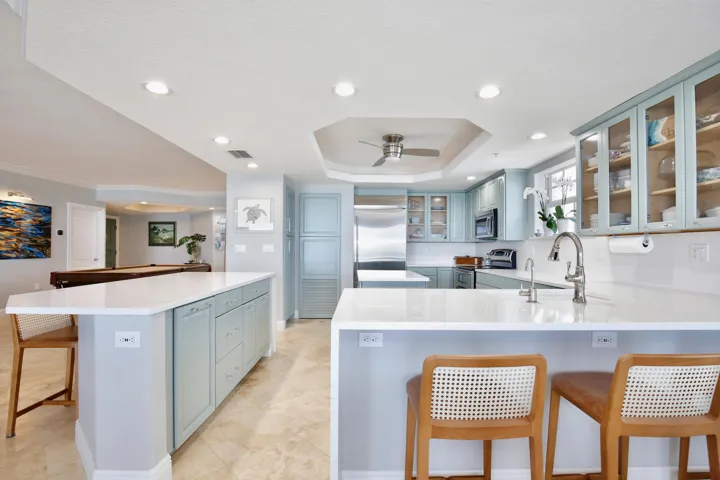 Kitchen with Bar Seating