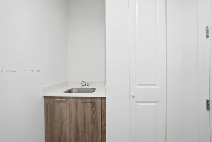 Sink inside the Laundry Room