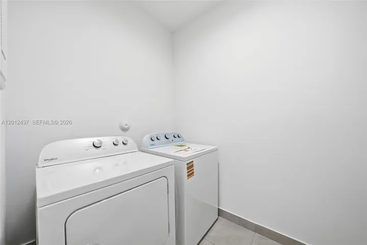 Laundry Room located upstairs