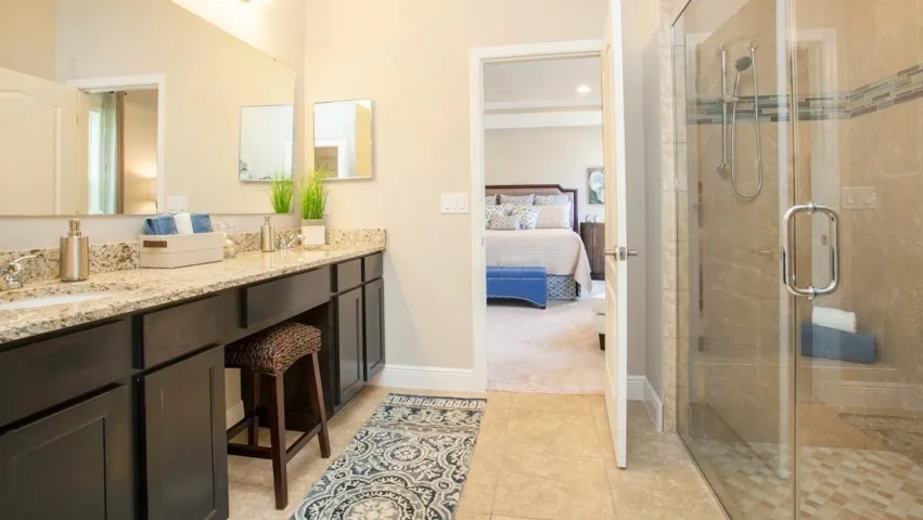 Model home - actual features may vary.