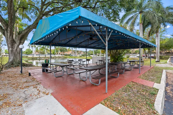 BBQ area.