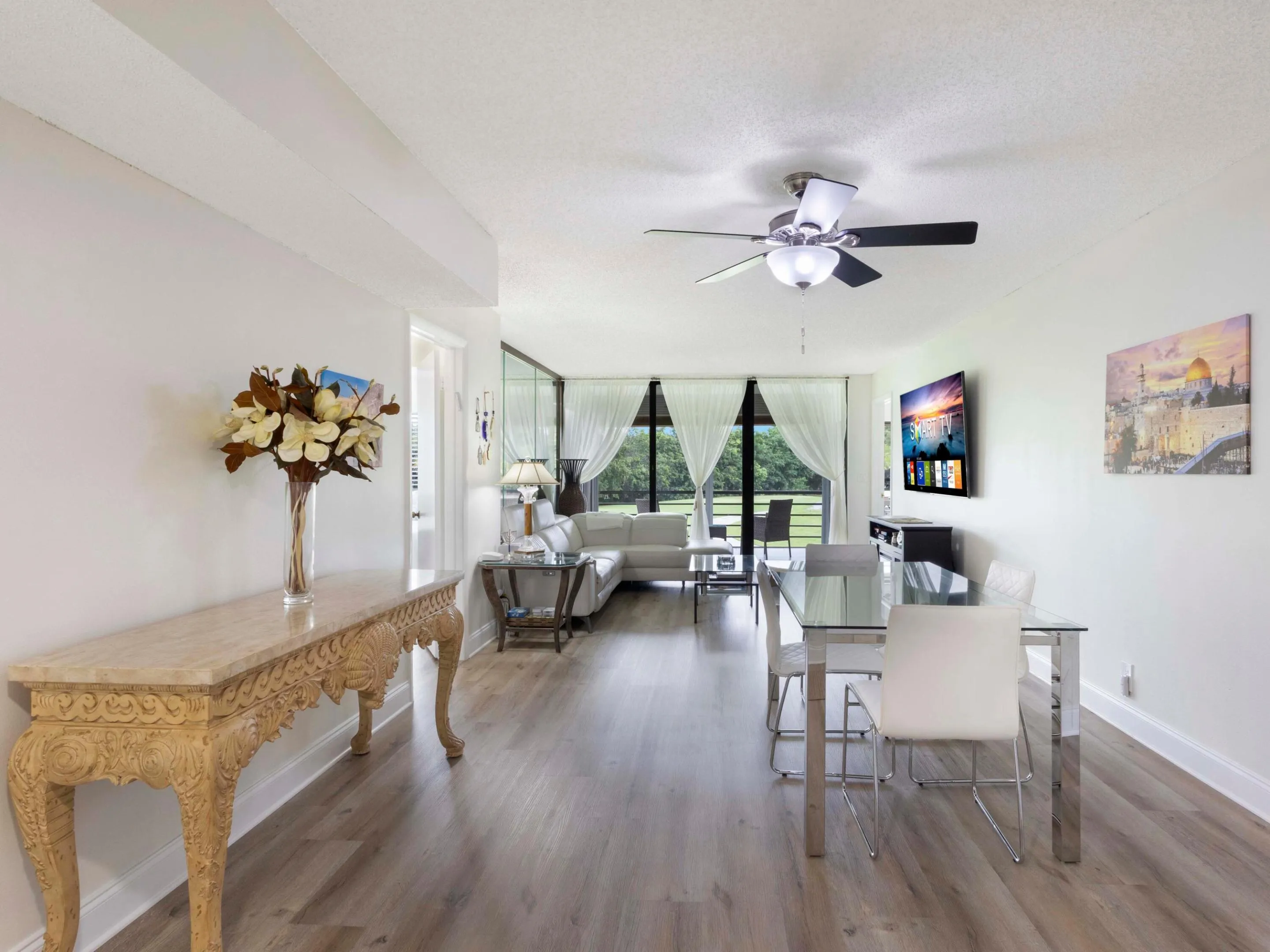Dining Area and Living Room