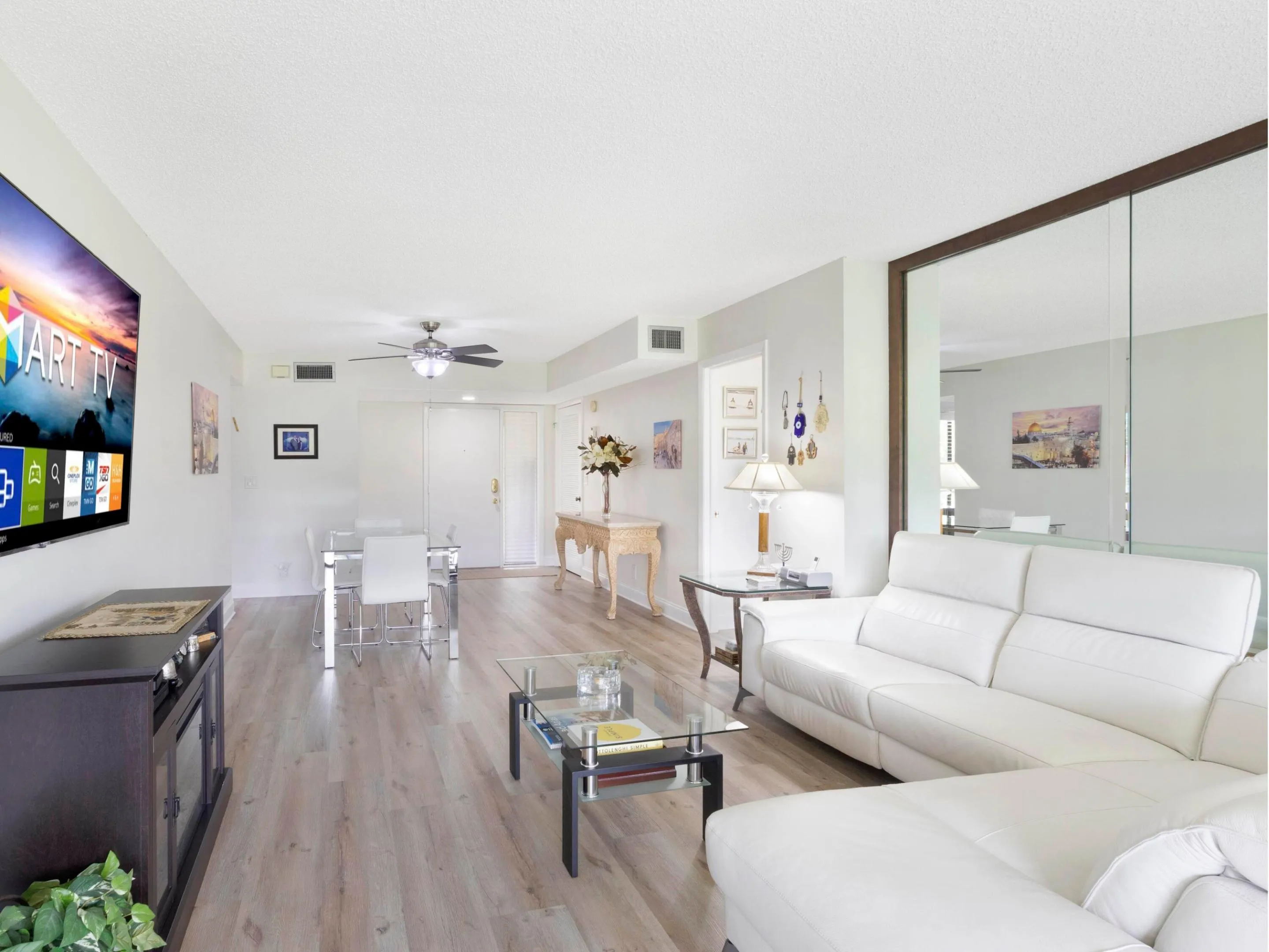 Living Room and Dining Area