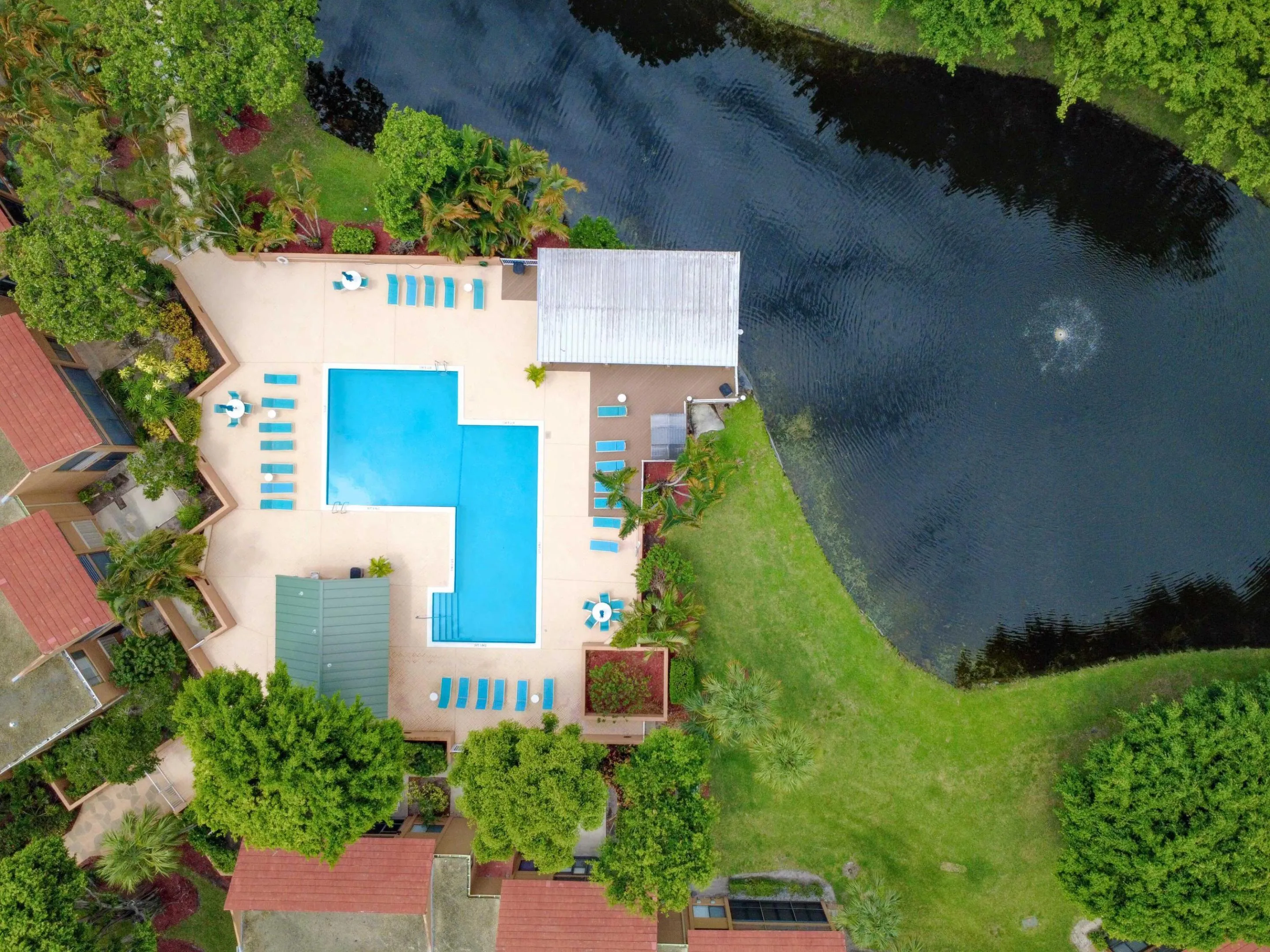 Aerial View of Pool