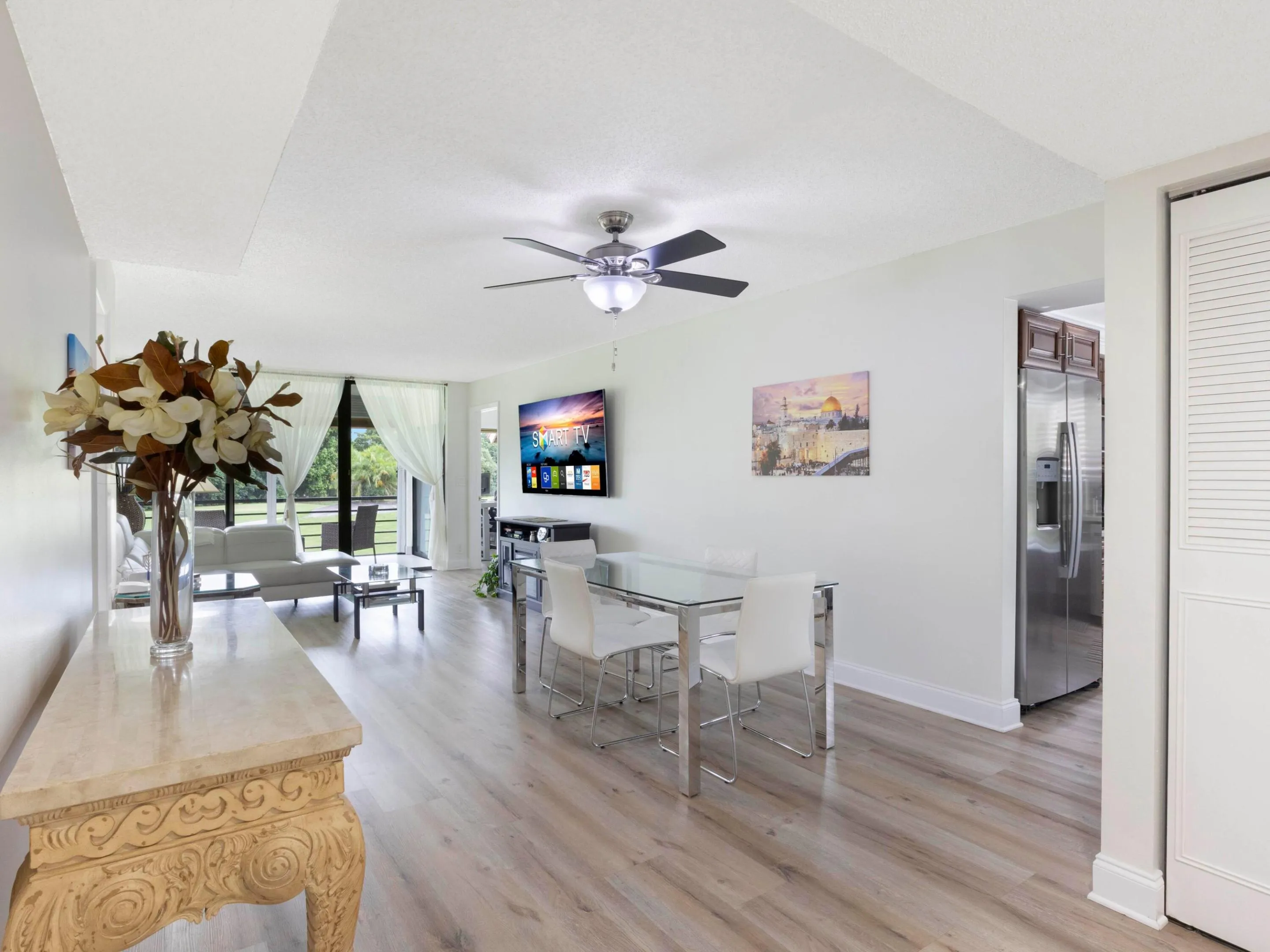 Dining Area and Living Room