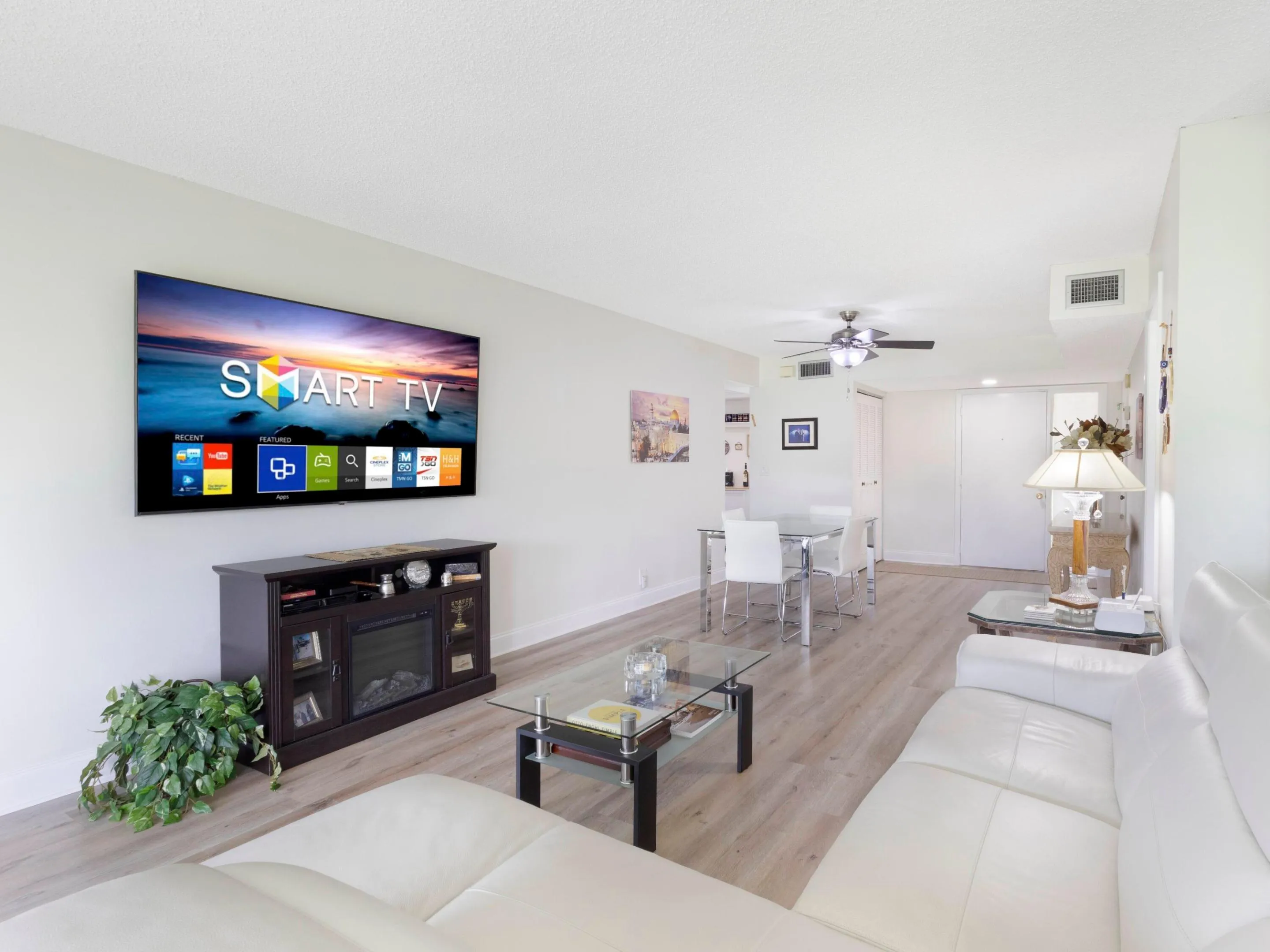 Living Room and Dining Area