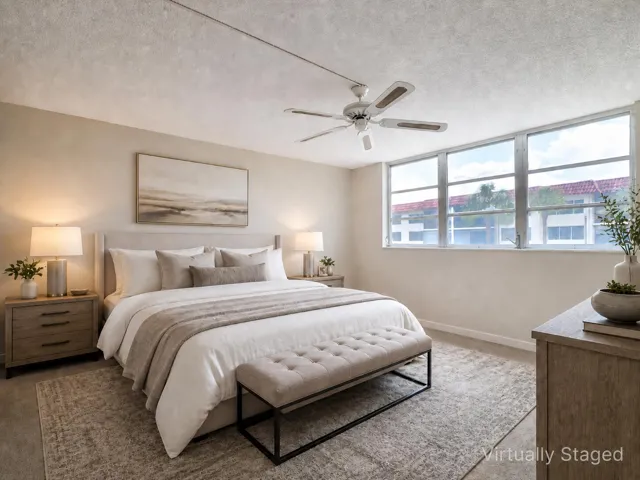 Staged Master Bedroom