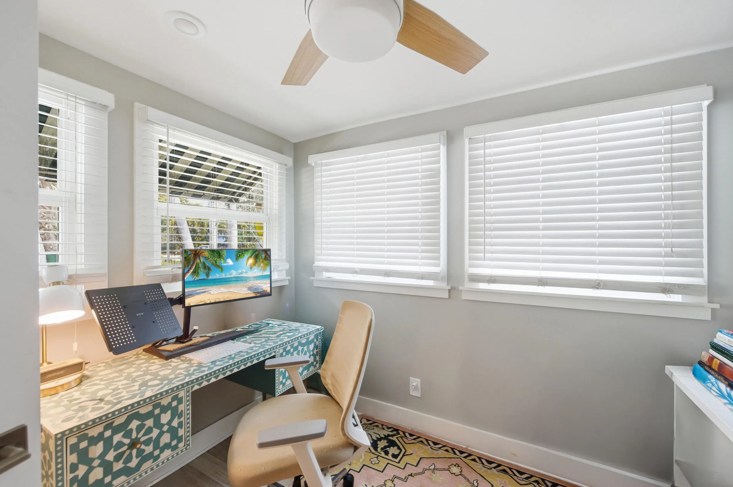 Third bedroom, smaller, but perfect for office or nursery