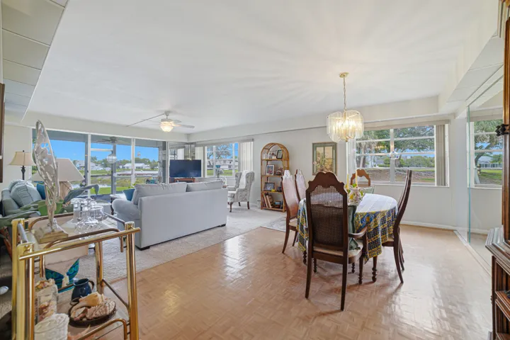 DINING AREA AND FAMILY ROOM