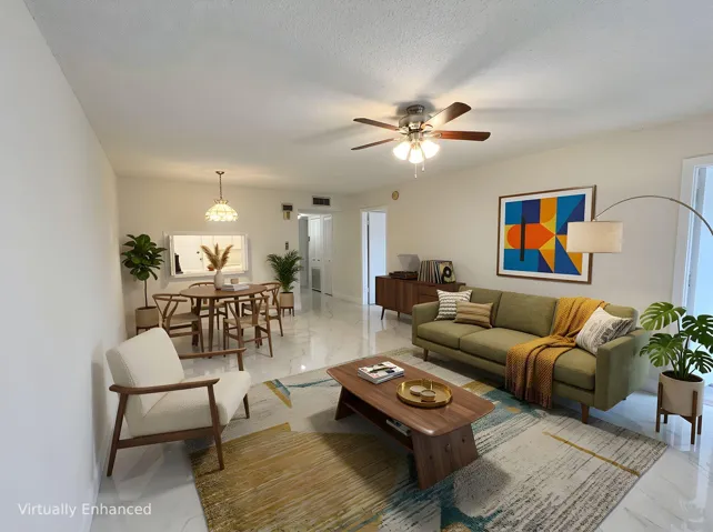 Living/DiningVirtually Staged