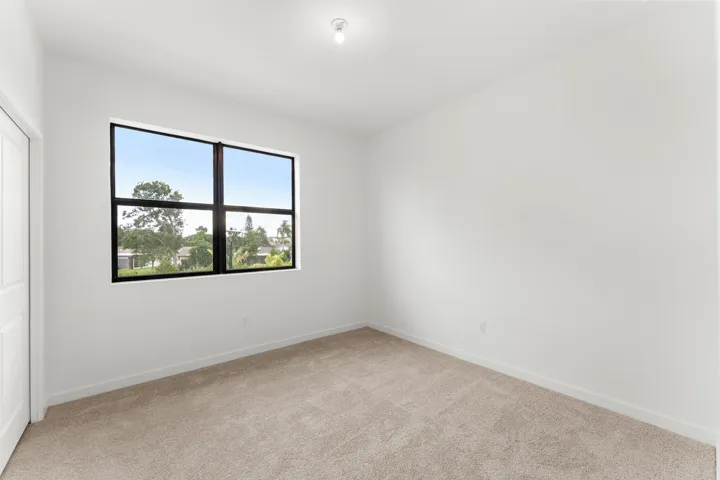 Stock photos represent builder's floorplan