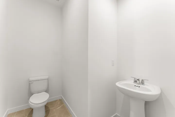 Stock photos represent builder's floorplan
