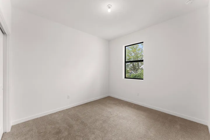 Stock photos represent builder's floorplan