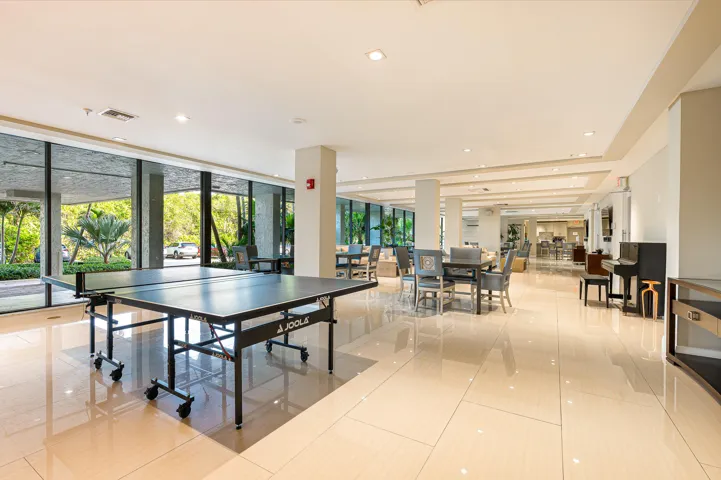 Condo recreational & card room