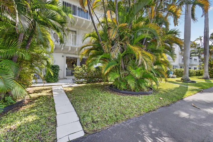 Private Walkway to the Patio