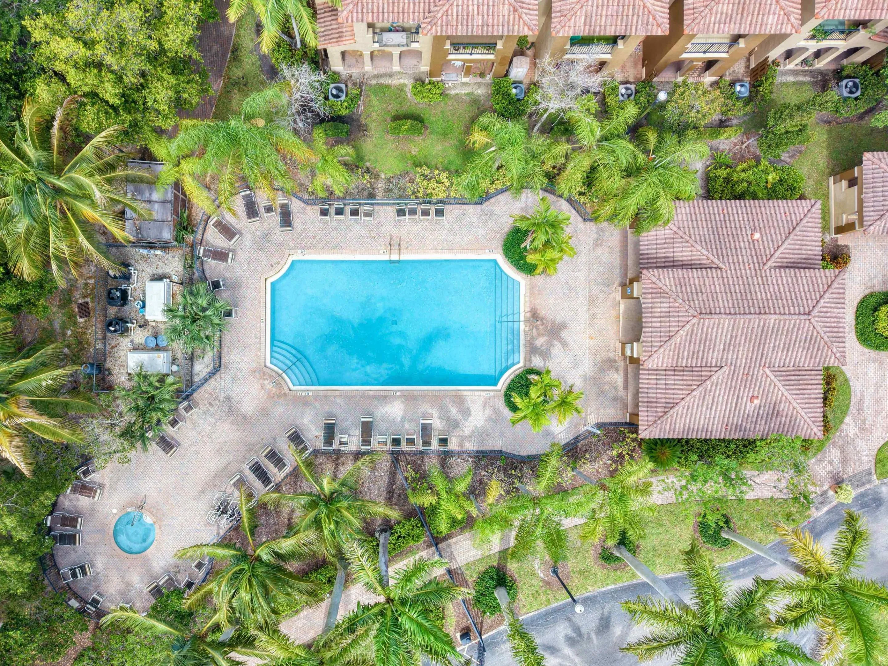 Community Pool Above