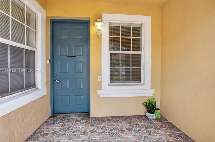 Screened entry