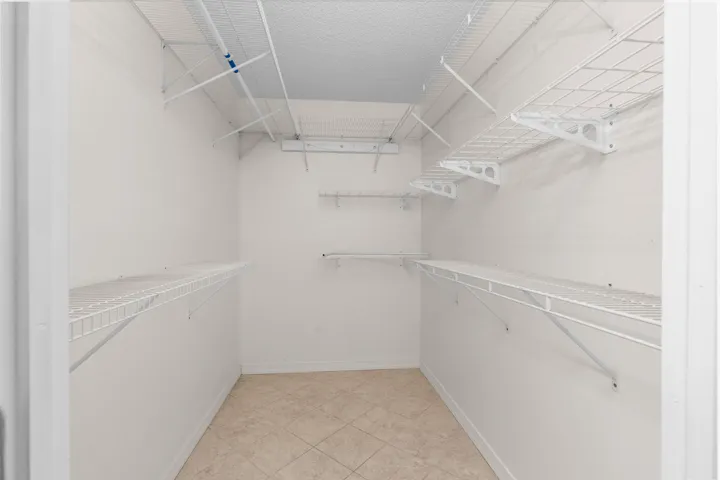Primary huge walk in closet