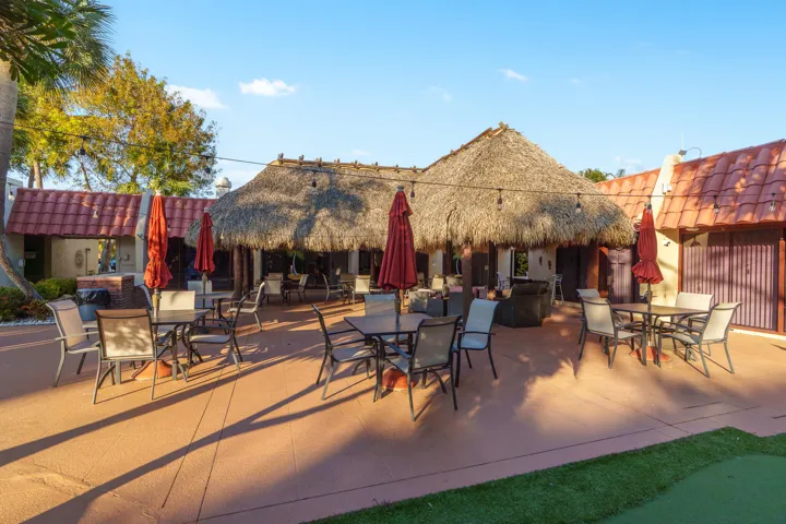 Tiki Hut/ BBQ area