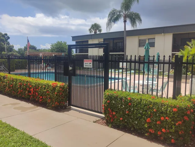 Towne Greene gated pool area