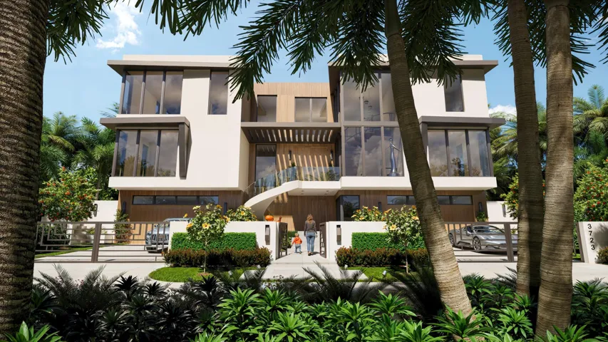 3723 S Ocean Blvd Front Rendering