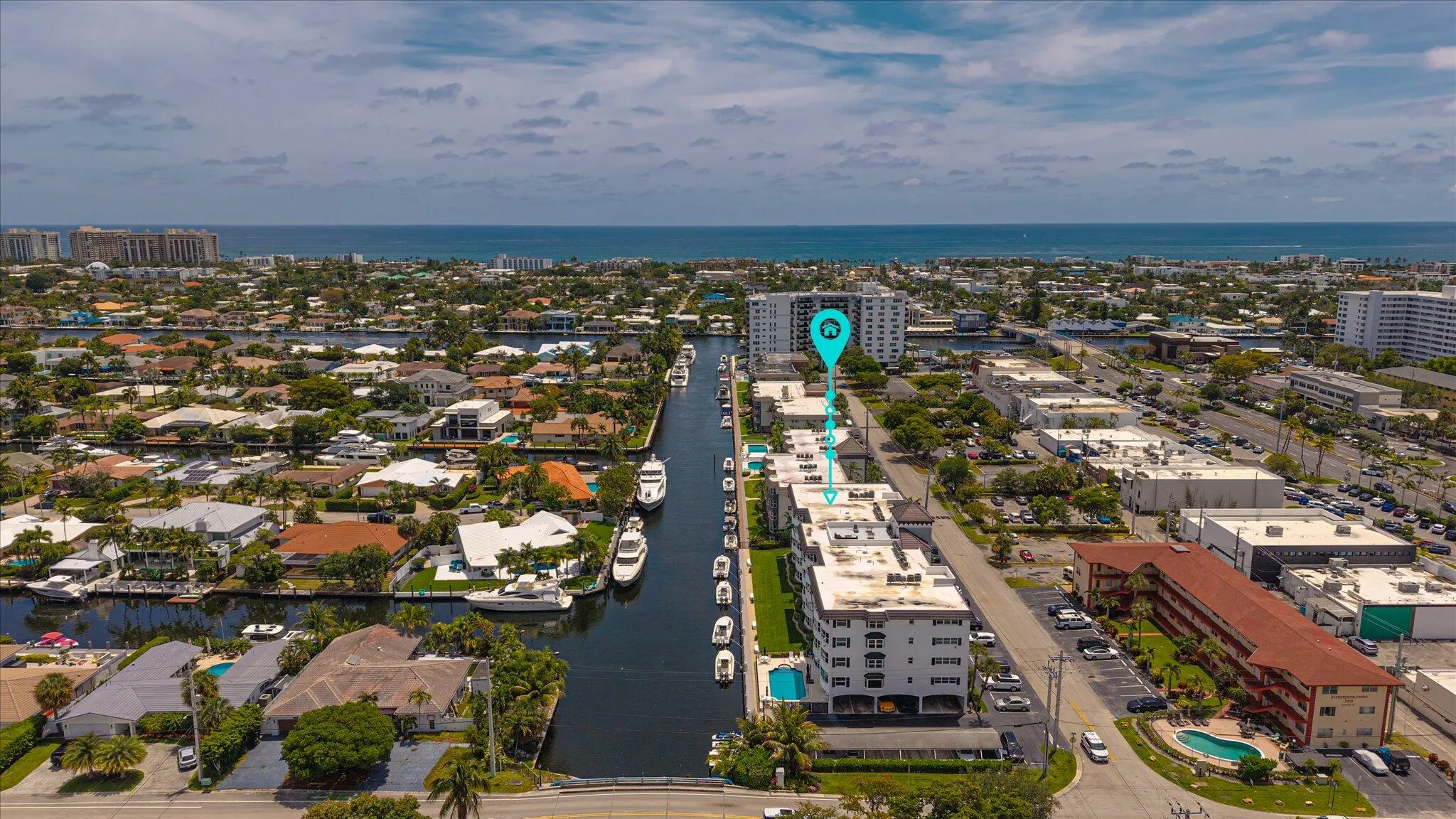 Surrounded by deep-water canals leading directly to the Intracoastal and open ocean beyond.