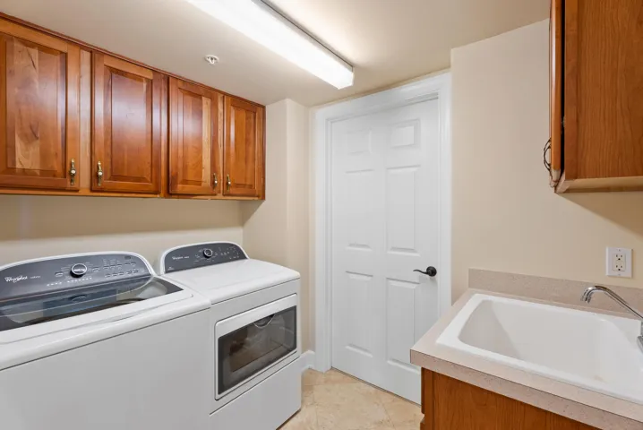 In unit laundry room