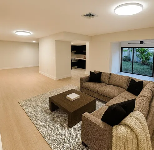 Disclosure: This villa is vacant and unfurnished. This photo has been enhanced and virtually staged for inspiration purposes only. Please review those photos which have not been virtually staged.