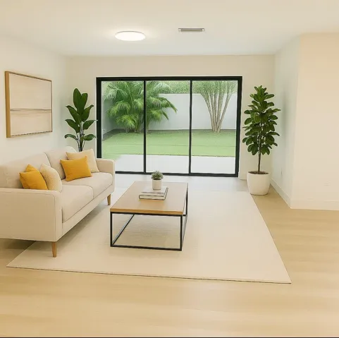 Disclosure: This villa is vacant and unfurnished. This photo has been enhanced and virtually staged for inspiration purposes only. Please review those photos which have not been virtually staged.