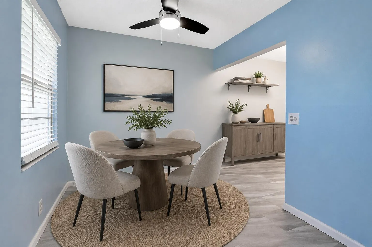 Virtually Enhanced Dining Area