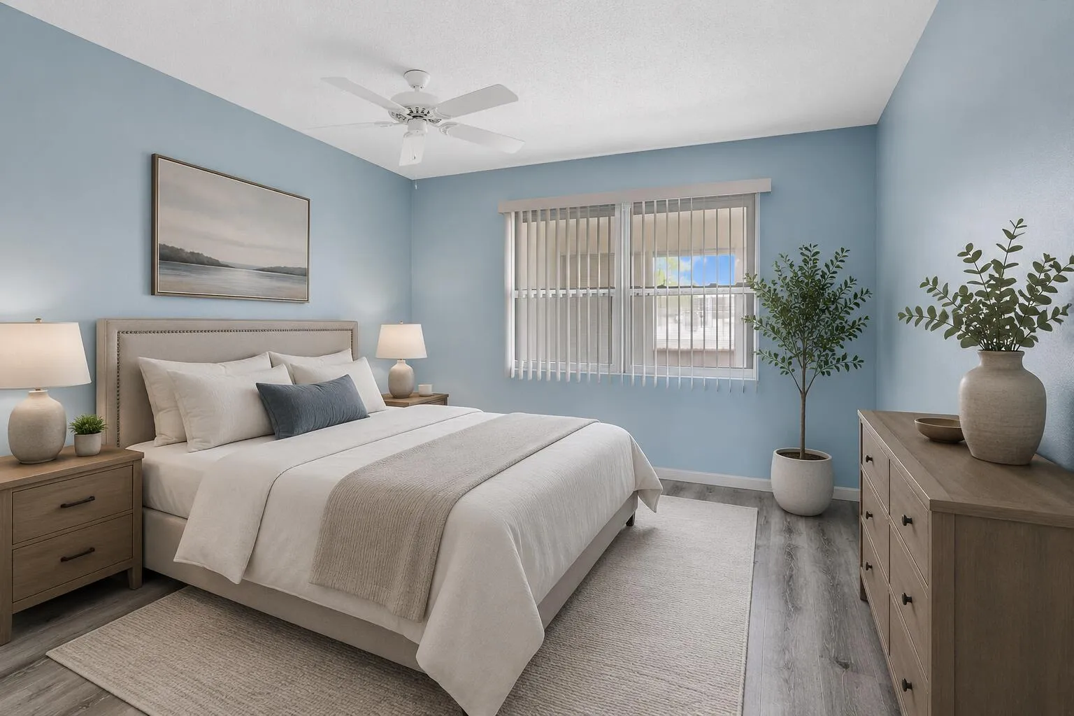 Virtually Enhanced Picture of Bedroom