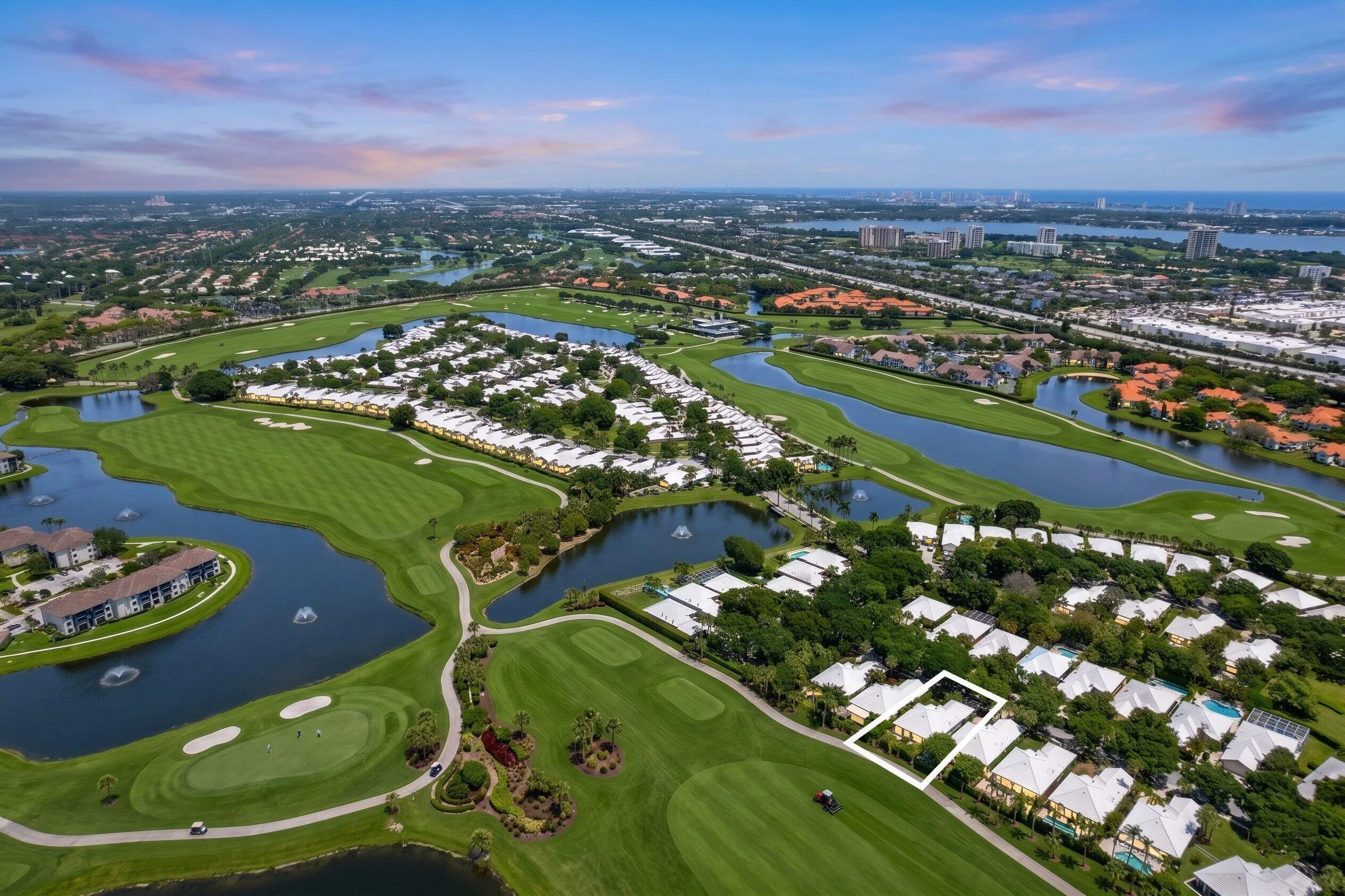 Beautifully updated home with views of the Bear Lakes Golf Course