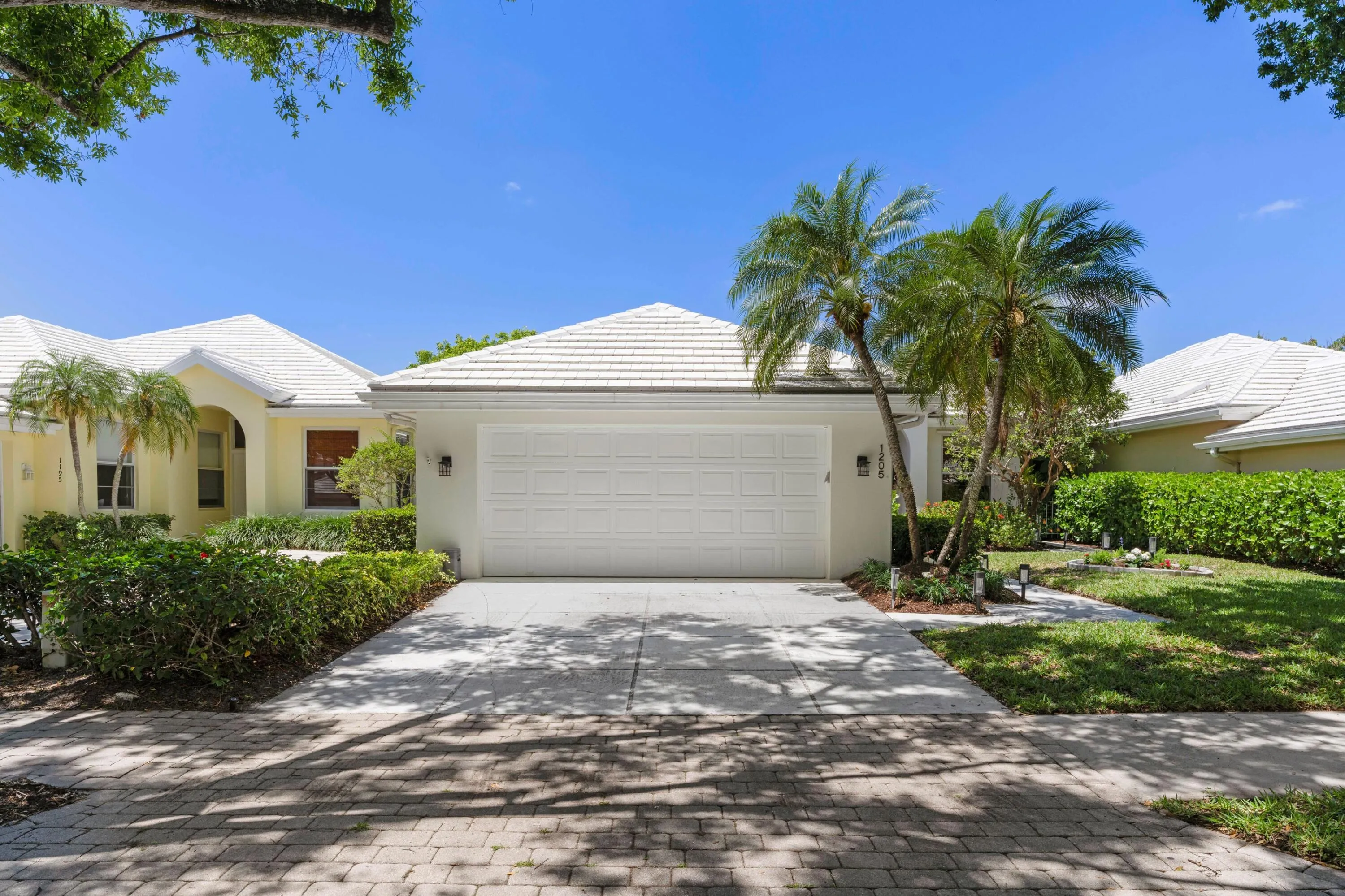 Two car garage / driveway
